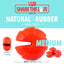 Jeffers Red Millipede Natural Rubber Treat Dispensing Dental Dog Chew Toy