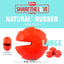 Jeffers Red Millipede Natural Rubber Treat Dispensing Dental Dog Chew Toy