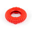 Jeffers Red Virgo Tugger Natural Rubber Dog Dental Chew Toy for Interactive or Solo Play