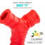 Jeffers Red "Y" Natural Rubber Dental Dog Chew Toy for Medium Chewers