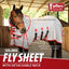 Jeffers Solaris Horse Fly Sheet with Detachable Neck, Grey & Red