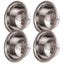 Jeffers Stainless Steel Embossed Wide-Lip Food & Water Pet Bowls