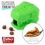 Jeffers T-Rex Natural Rubber Treat Dispensing Dental Dog Chew Toy for Medium Chewers with Vanilla Scent