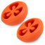 Jeffers Tomato Shaped Natural Rubber Treat Dispensing Dental Dog Chew Toy for Medium-Chewers