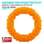 Jeffers Wavy Ring Tugger Natural Rubber Dog Chew Toy for Tug, Fetch & Dental Support