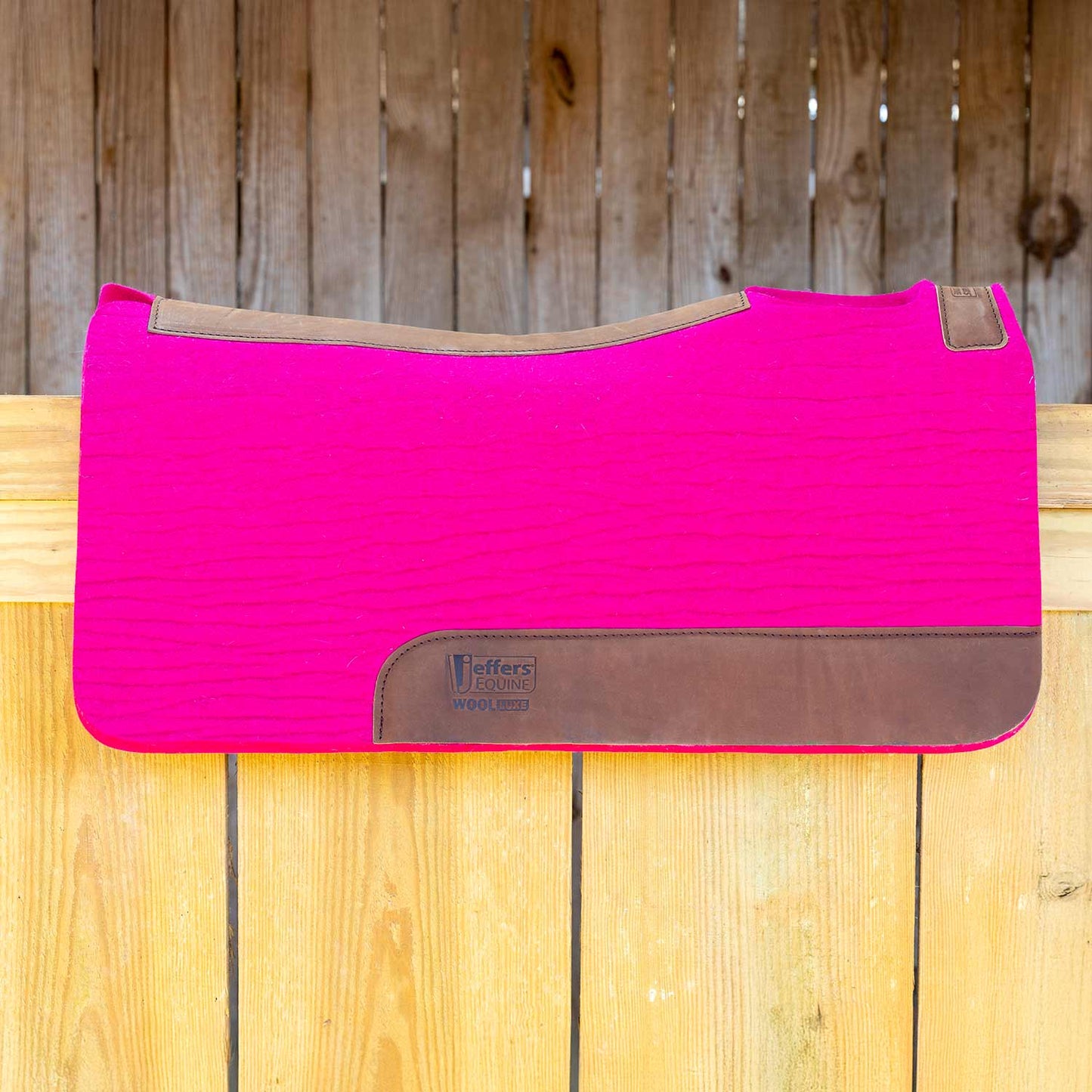 Jeffers WoolLuxe 100% Wool Equine Saddle Pad – Cushioned, Breathable, and Shock-Absorbing