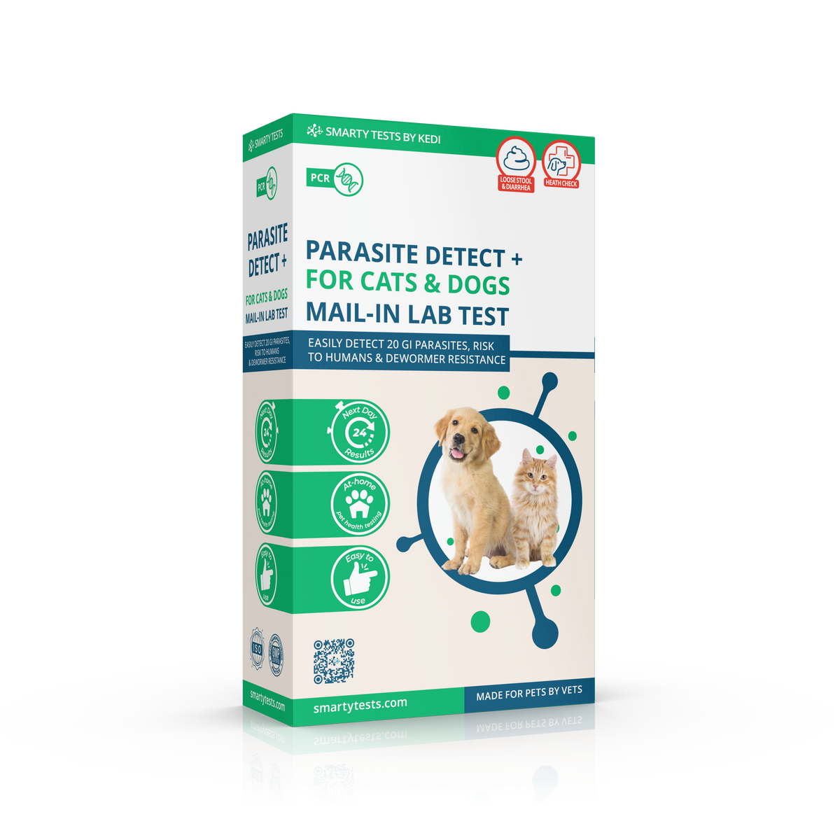 Parasite Detect PCR Panel for Dogs & Cats - At-Home Lab Test | Kedi Labs