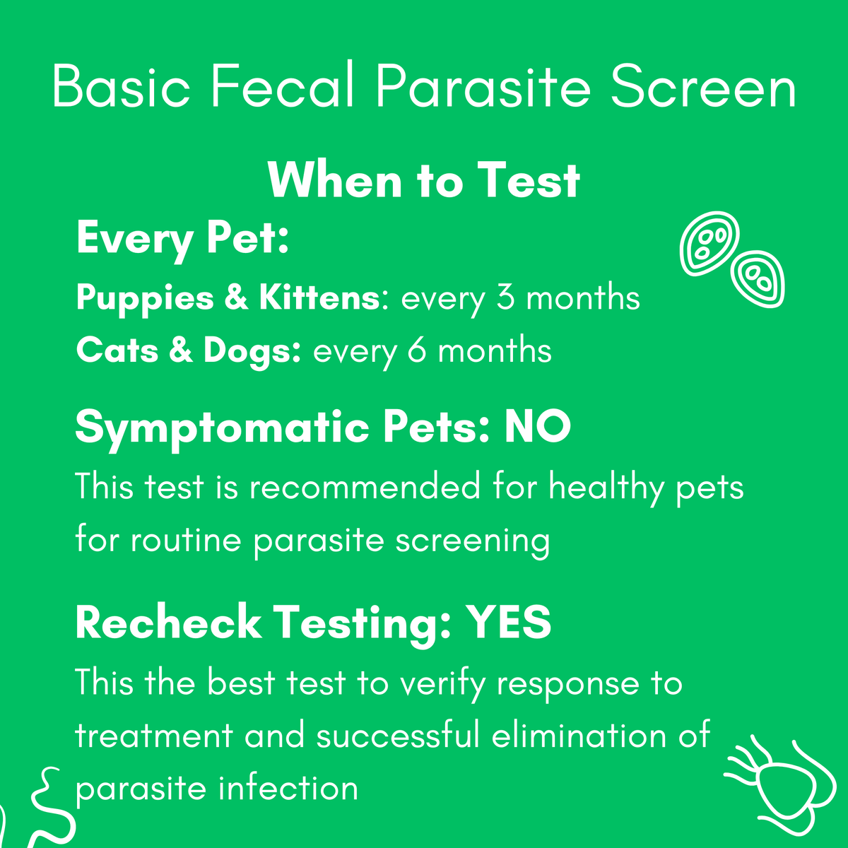 Basic Fecal Parasite Screen (O&P) - At-Home Pet Lab Test | Kedi Labs