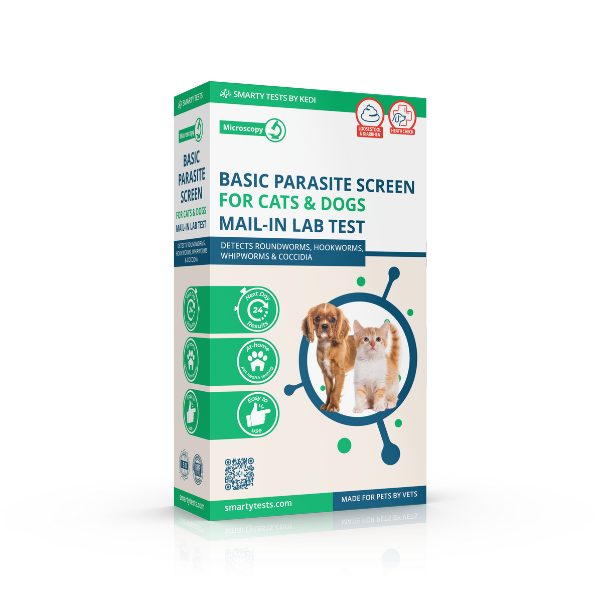 Basic Fecal Parasite Screen (O&P) - At-Home Pet Lab Test | Kedi Labs