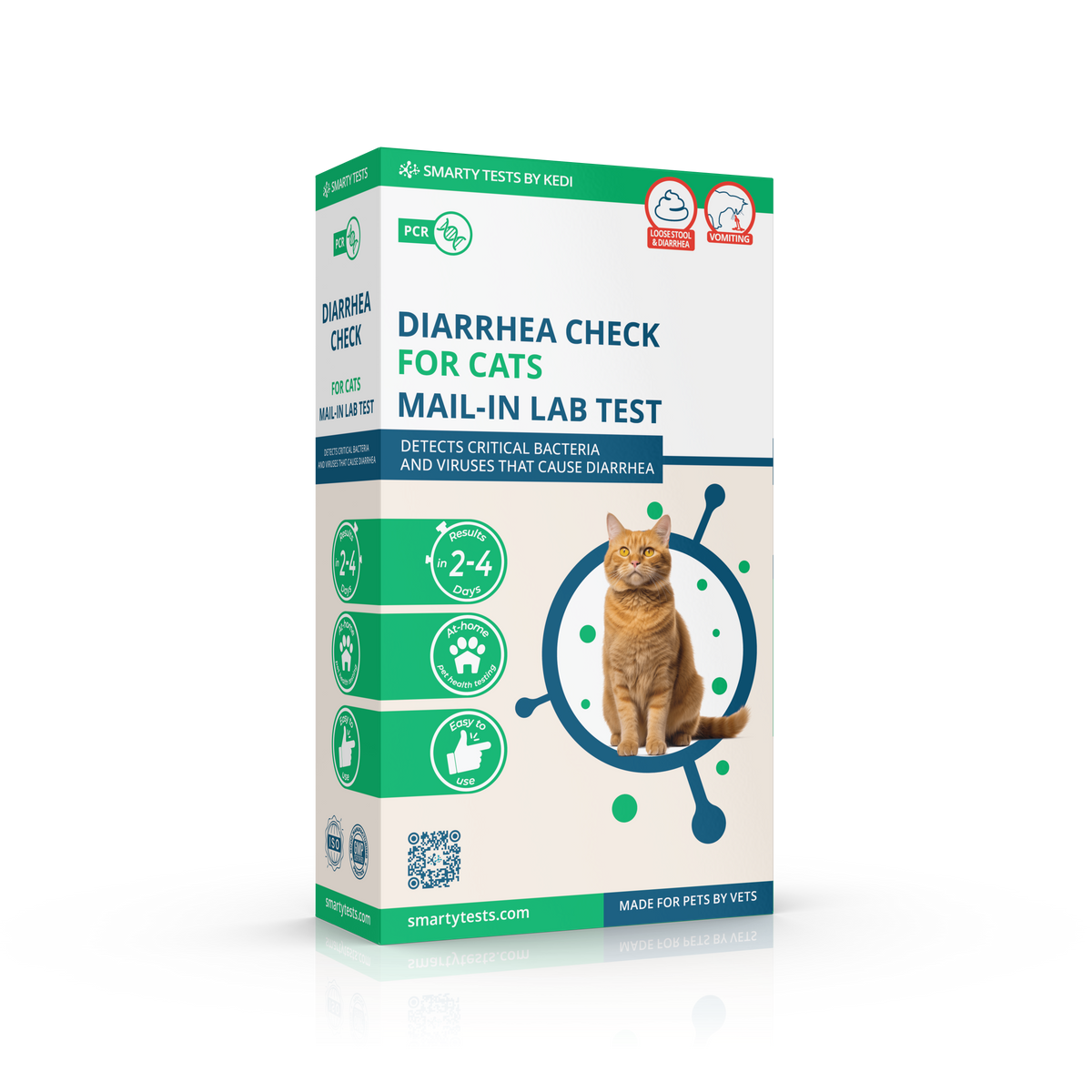Diarrhea Check for Cats (PCR) - At-Home Cat Lab Test | Kedi Labs