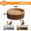 K&H Pet Products Thermo-Kitty Bed Indoor Heated Cat Bed – Safe, Energy Efficient & Washable