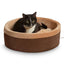 K&H Pet Products Thermo-Kitty Bed Indoor Heated Cat Bed – Safe, Energy Efficient & Washable