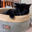 K&H Pet Products Thermo-Kitty Bed Indoor Heated Cat Bed – Safe, Energy Efficient & Washable