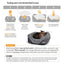 K&H Thermo-Pet Lounge Sleeper Heated Cat & Small Dog Bed – Plush, Non-Slip, Machine Washable Indoor Pet Bed