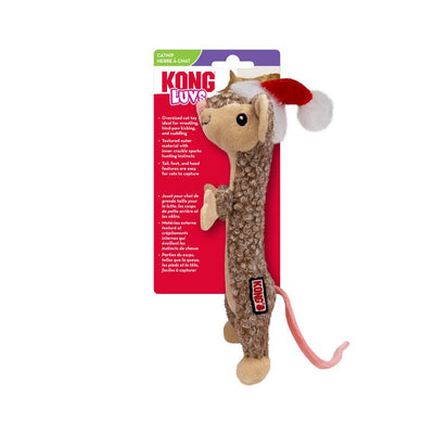 KONG Holiday Cat Luvs Mouse Plush Catnip Cat Toy