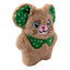 KONG Holiday Cat Snuzzles Mouse Plush Catnip Cat Toy, Assorted Colors