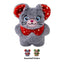 KONG Holiday Cat Snuzzles Mouse Plush Catnip Cat Toy, Assorted Colors
