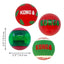 KONG Holiday Occasions Tennis Balls for Dogs, Medium, 4 Pack