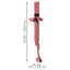 KONG Holiday Scrubz Candy Cane Dog Tug & Fetch Toy