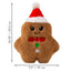 Kong Holiday Snuzzles Plush Gingerbread Dog Toy, Squeaks & Crinkles