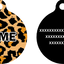 Leopard Print HD Dog ID Tag