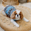 Light Blue Fair Isle Dog Sweater