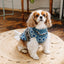 Light Blue Fair Isle Dog Sweater
