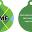 Lime Argyle HD Dog ID Tag