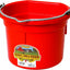 Little Giant Flat-Back Plastic Buckets – Impact-Resistant, Easy to Hang, 8 qt & 20 qt