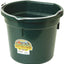 Little Giant Flat-Back Plastic Buckets – Impact-Resistant, Easy to Hang, 8 qt & 20 qt