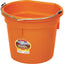 Little Giant Flat-Back Plastic Buckets – Impact-Resistant, Easy to Hang, 8 qt & 20 qt
