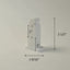 XPen Wall Mount Brackets - Long Design for Custom Pet Pen Configurations (4-Pack)