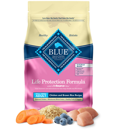 Blue Buffalo Life Protection Formula Adult Small Breed Chicken and Brown Rice Dry Dog Food