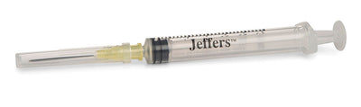 Jeffers Luer Lock Syringe/Needle Combo, Box of 100