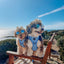 Dog Step-in Harness - Hydrangea