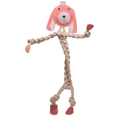 Bitsy Bunny Natural Rope Knottie® Dog Toy, Large (9mm rope diameter)