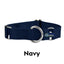 5/8″ and 1″ Navy Blue Nylon Dog Collar
