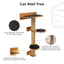 Medium Cat Tree – Oak