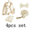 Milky White Velvet Set