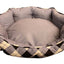 Mink Tufted Euro Cuddler Bed For Dogs & Cats