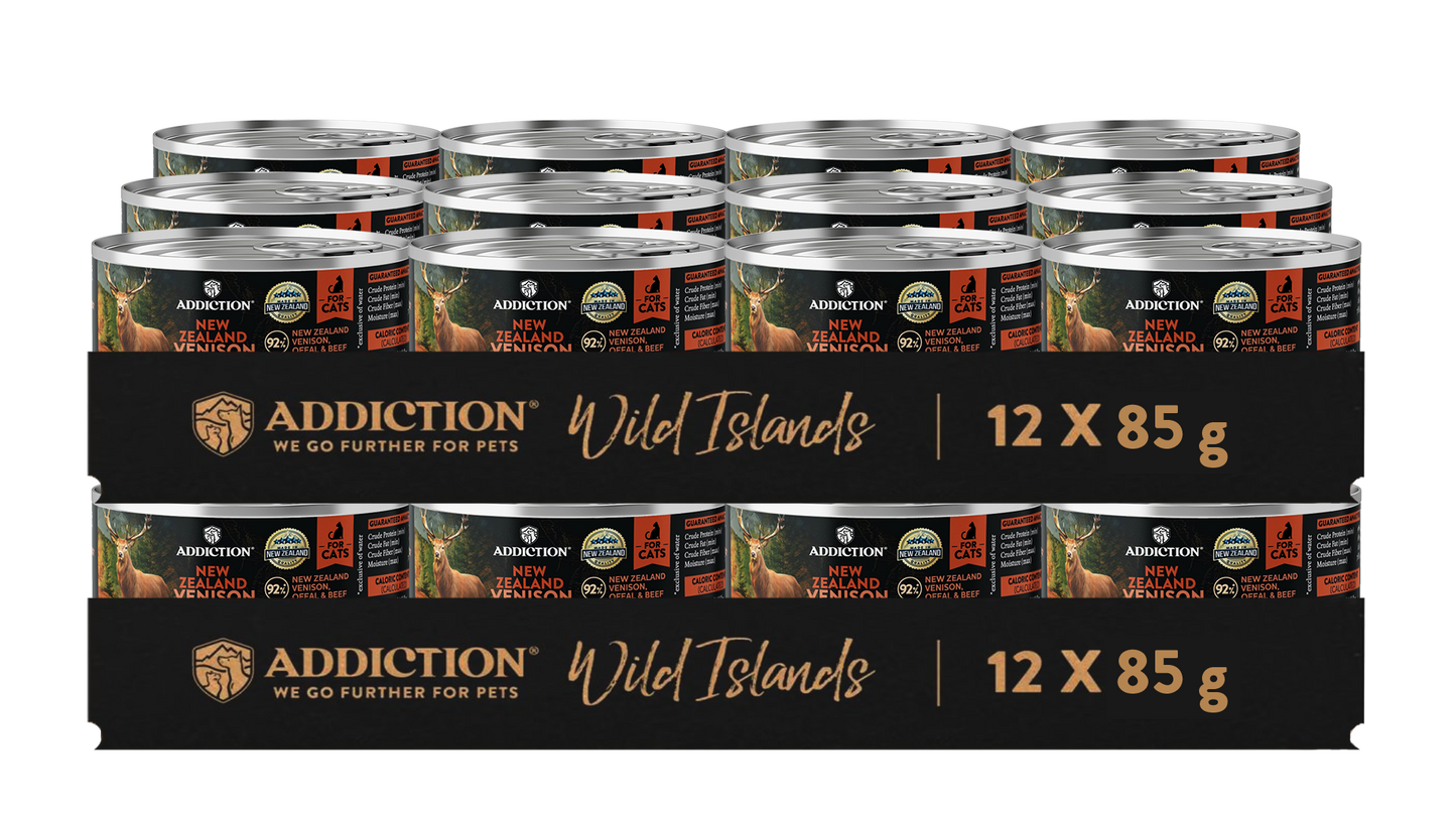 Wild Islands New Zealand Venison Recipe Premium Grain-free Canned Cat Food 85g