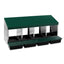 Multi-Compartment Poultry Laying Nesting Boxes with Easy-Clean Plastic Floors