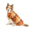 Rust Plaid Dog Coat