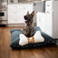 Orthopedic Foam Sherpa Pillow Bed