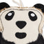 Panda-Shaped Canvas & Jute Dog Chew Toy