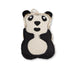 Panda-Shaped Canvas & Jute Dog Chew Toy