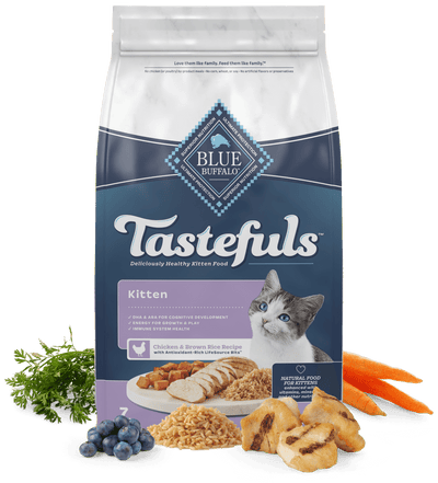 Blue Buffalo Blue Tastefuls Kitten Chicken & Brown Rice Recipe Dry Cat Food