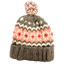 Peach Fair Isle Ski Hat