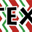 Personalized Peppermint Chevron Stripes Dog Collar
