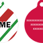 Peppermint Stick HD Dog ID Tag